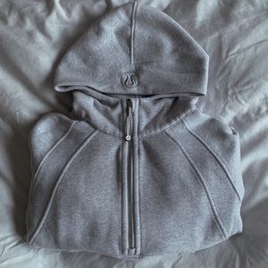 Grey scuba half zip